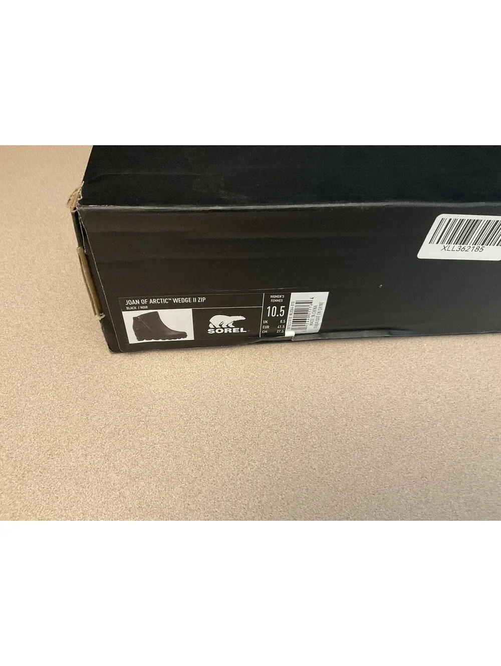 New! Womens Sorel Joan Of Arctic Wedge II Zip Bootie. Size 10.5. Nice Boots!!!